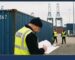 Pallets of Italian food ready for export to the UK at a container port after Brexit