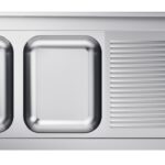 600 Sink Unit Tabletop 2 Left 2000