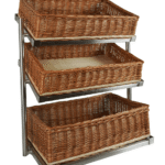 Bread Baskets Etagere 3 High Wide Model Incl. Baskets