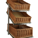 Bread Baskets Etagere 3 High Narrow Model Incl. Baskets