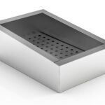 Crushed Ice Bin Incline 1/1 GN Aisi 304 Drain On The Operating Side