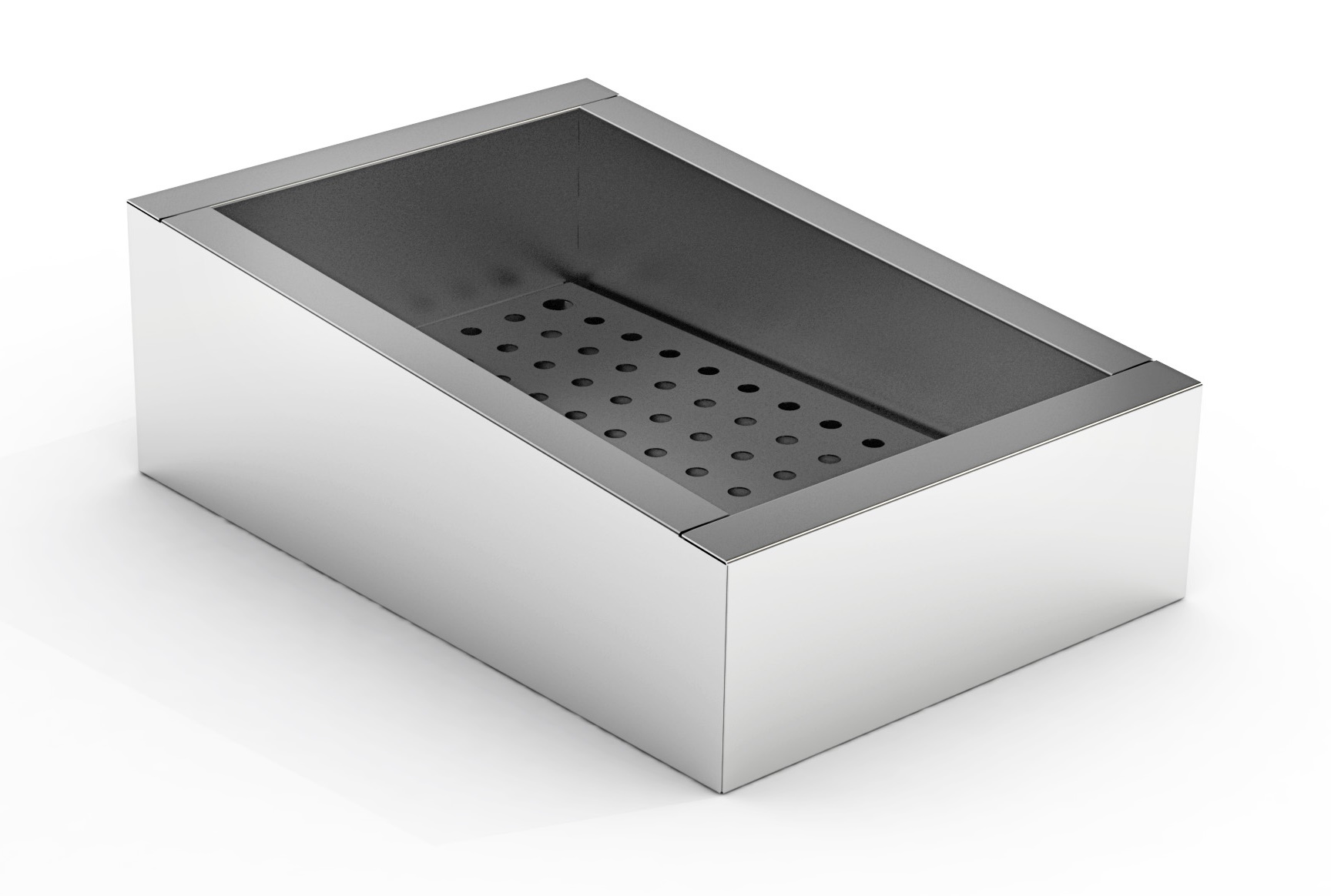7013.2780-10008 Crushed Ice Bin Incline 1/1 GN Aisi 304 Drain On The Operating Side - Image 1
