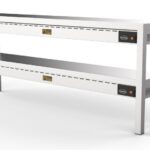 Overshelf Ceramic Heated 2 Levels 2000 12 Heaters Of 250W