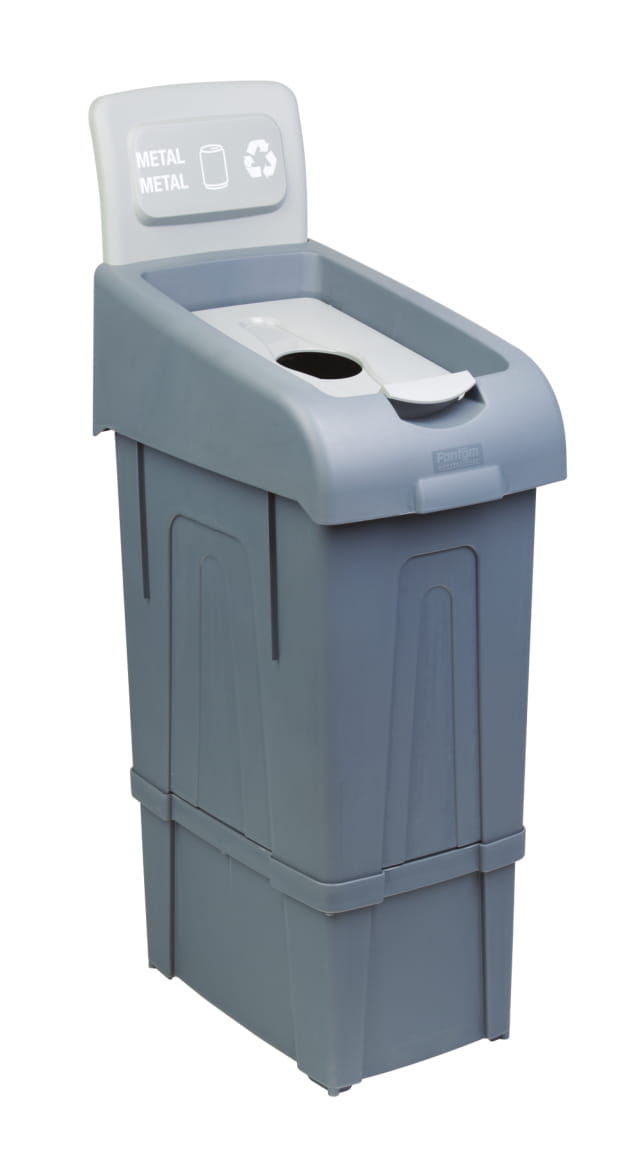 7048.0070-10472 Recycling Waste Bin Metal - Image 1