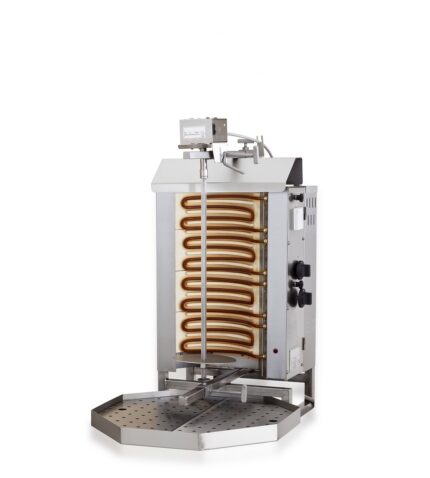Gyros Grill Electric Motor On Top 4 Heating Zones
