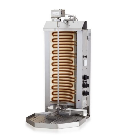 Gyros Grill Electric Motor On Top 6 Heating Zones