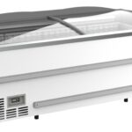 Supermarket Chest Freezer White Head Element Manual Defrost