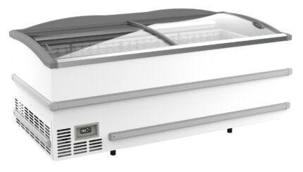 Supermarket Chest Freezer White Head Element Manual Defrost