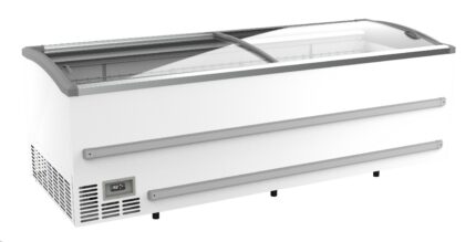 Supermarket Chest Freezer White 2500 Manual Defrost *transport On Request*
