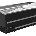Supermarket Chest Freezer Black Head Element Automatic Defrost
