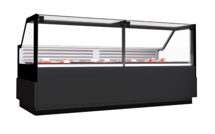 Refrigerated Meat Display With Plate Cooling Rick 2.0