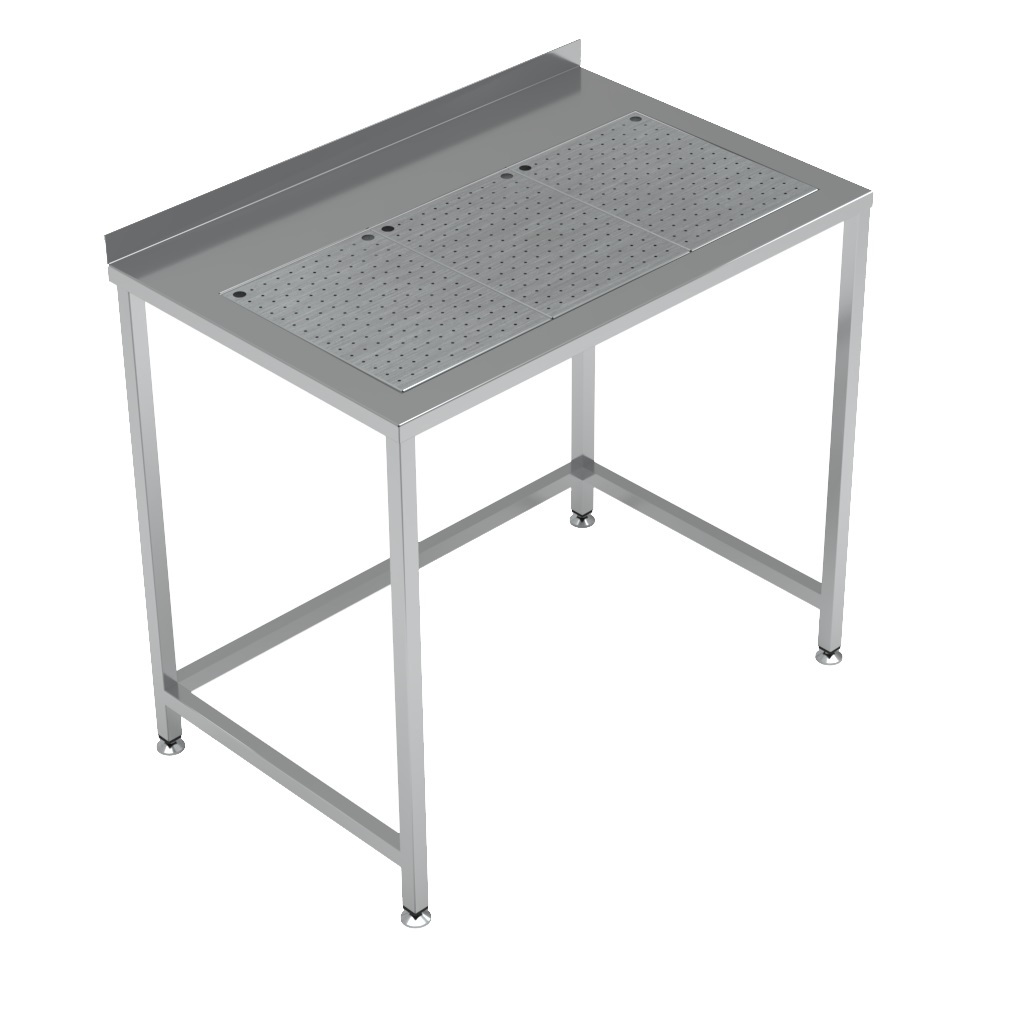 7084.0025 Worktable With Integrated Drip-tray 1000X650 - Image 1