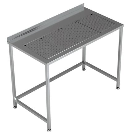 Worktable With Integrated Drip-tray 1200X650