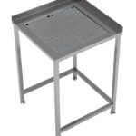 Worktable Corner With Integrated Drip-tray 650X650