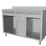Stainless Steel Coffee Worktable 1500X600X1150