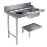 Entry Table Bottom Shelf With Waste Hole 1200 Left For 7280.0045-0046