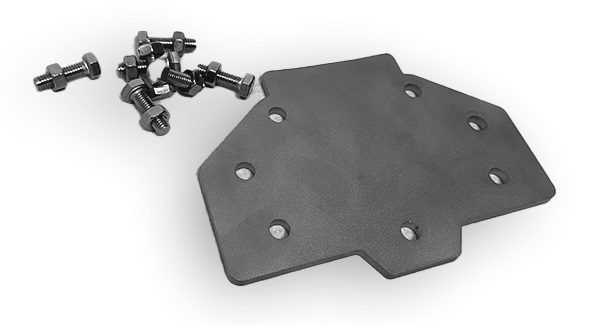 7107.0030 Flange Cover For Slotted Channel 7107.0005-0010-0015 - Image 1