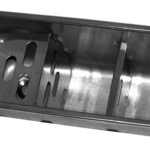 Sink For Ice Cream Scoop 270X110X120 With Water Drain Hole, Water Connection And Overflow Pipe