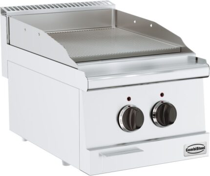 Base 600 El. Fry Top Grooved