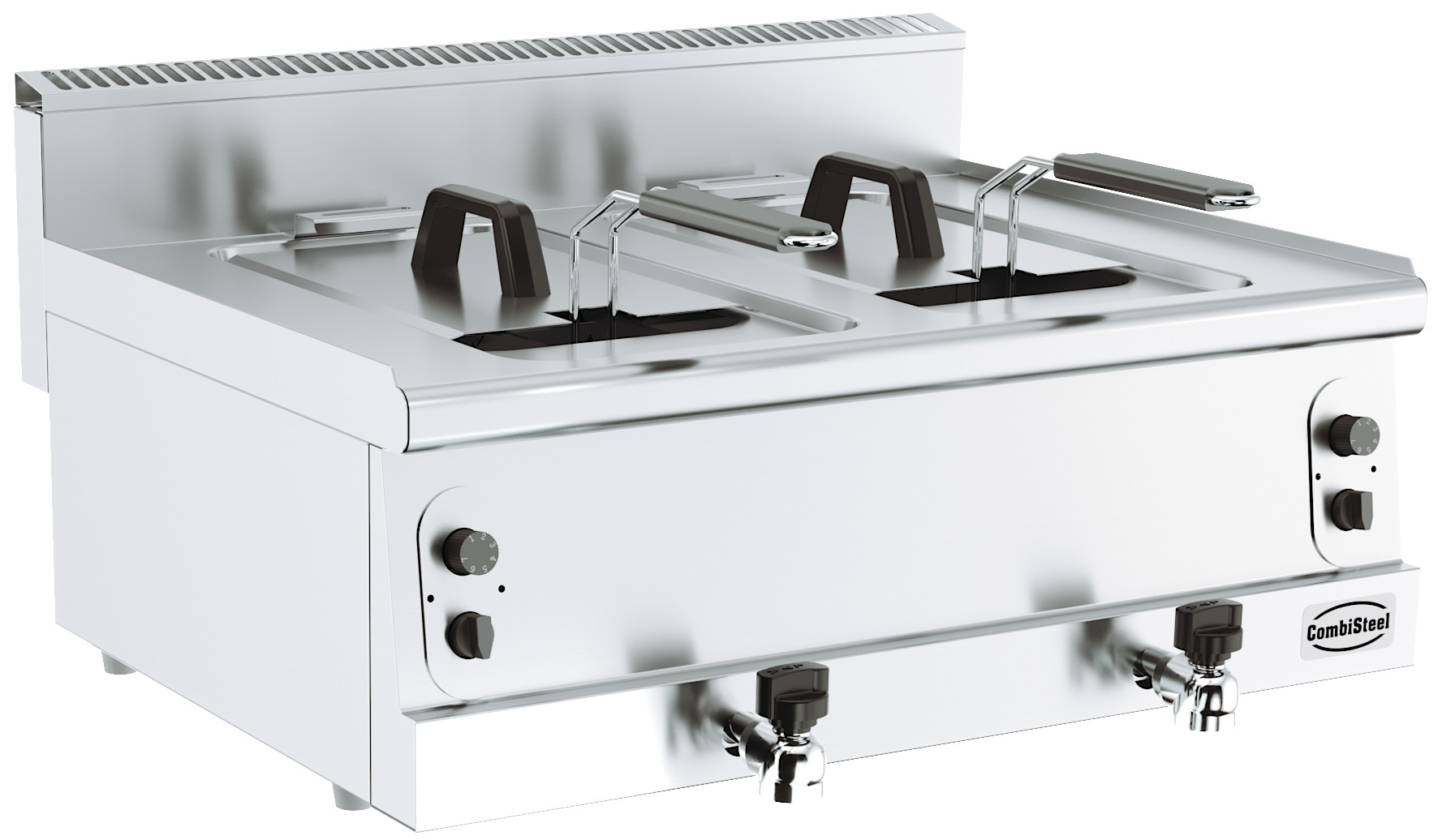 7178.0085-11090 Base 600 Gas Fryer 2X8L **attention, 800MM Width** - Image 1