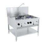 Gas Wok Table 2X17KW + 1X9KW