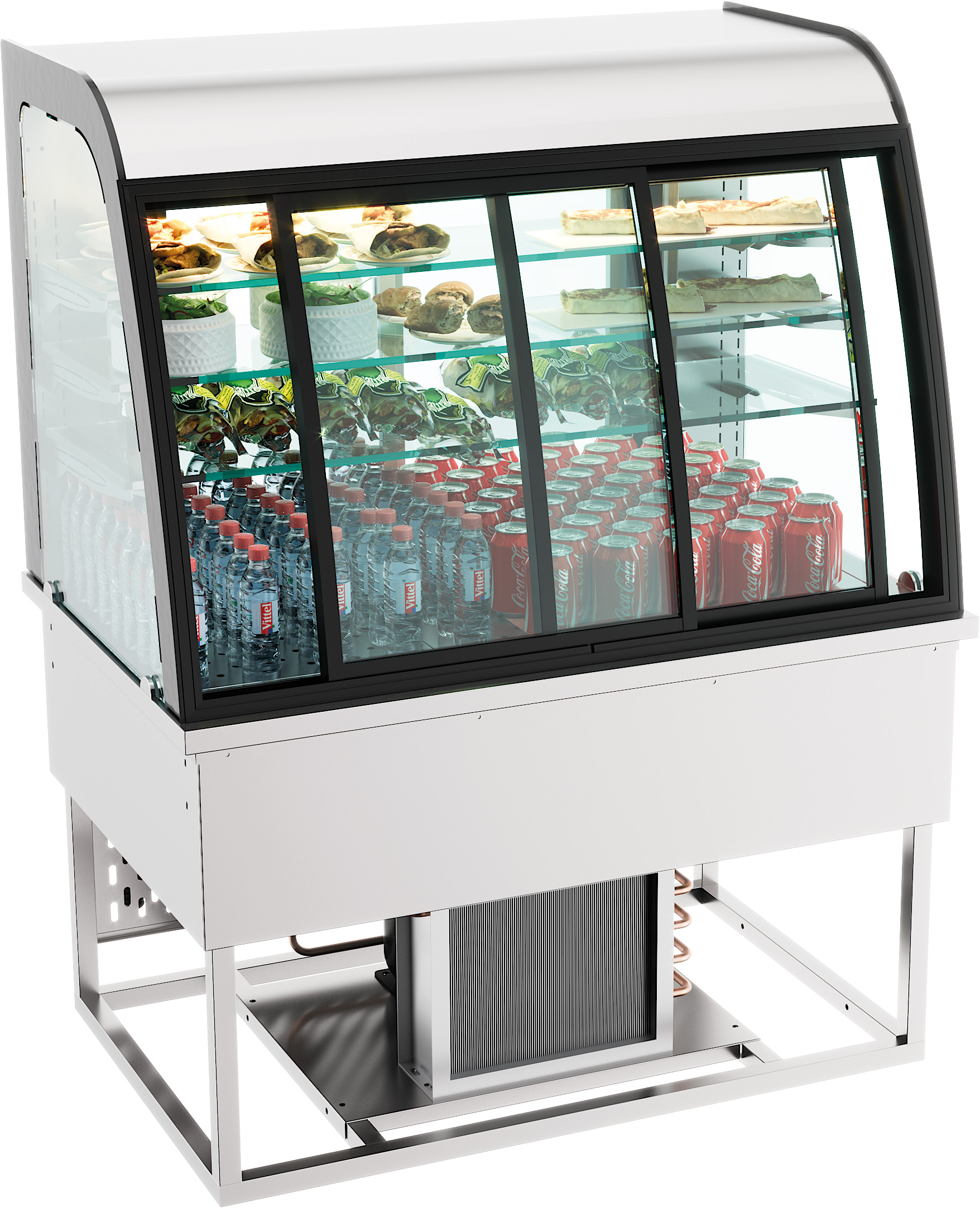 7178.2000-15311 Drop-in Refrigerated Display 140L Sliding Doors - Image 1