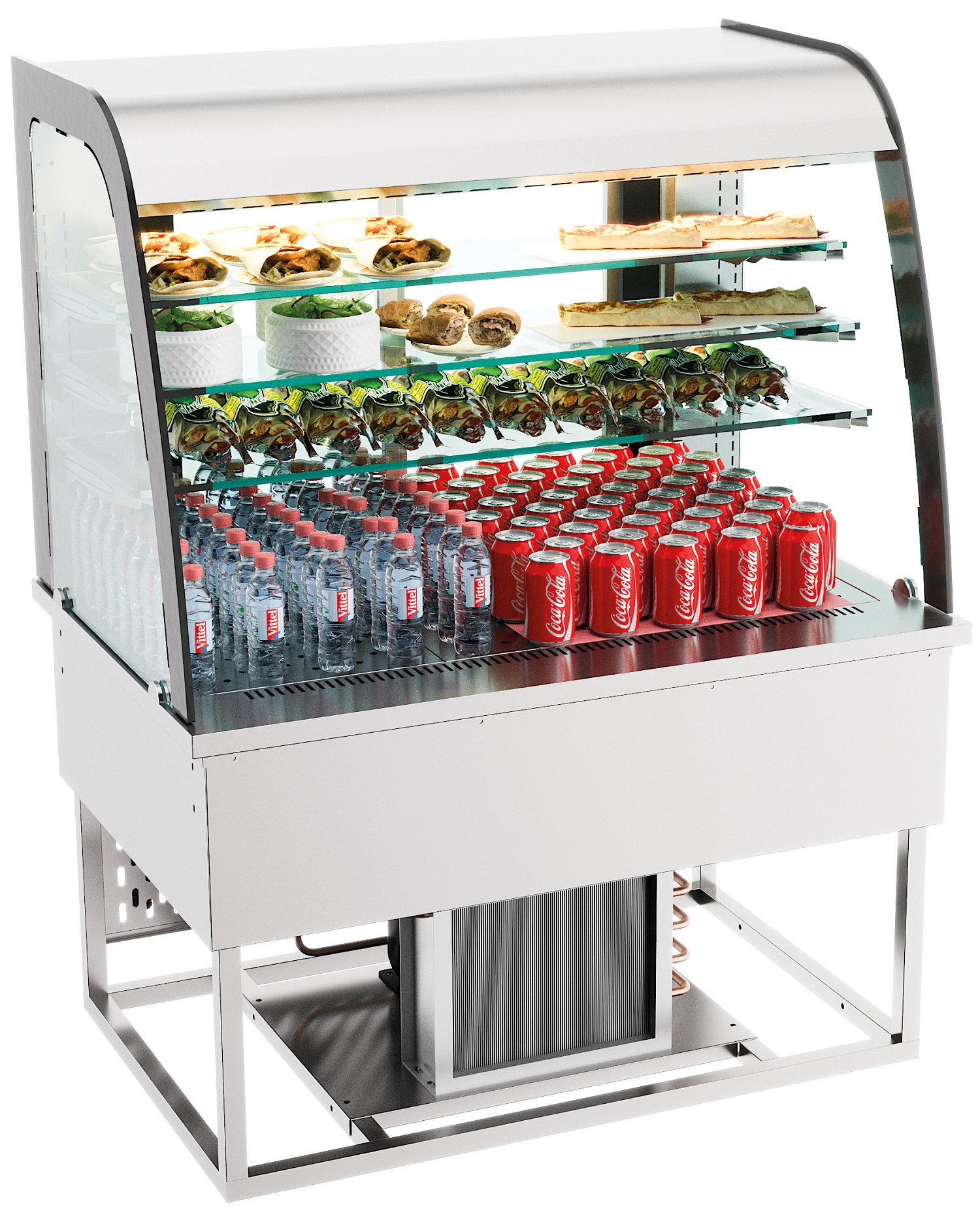 7178.2010-15312 Drop-in Refrigerated Display 140L Open Front - Image 1