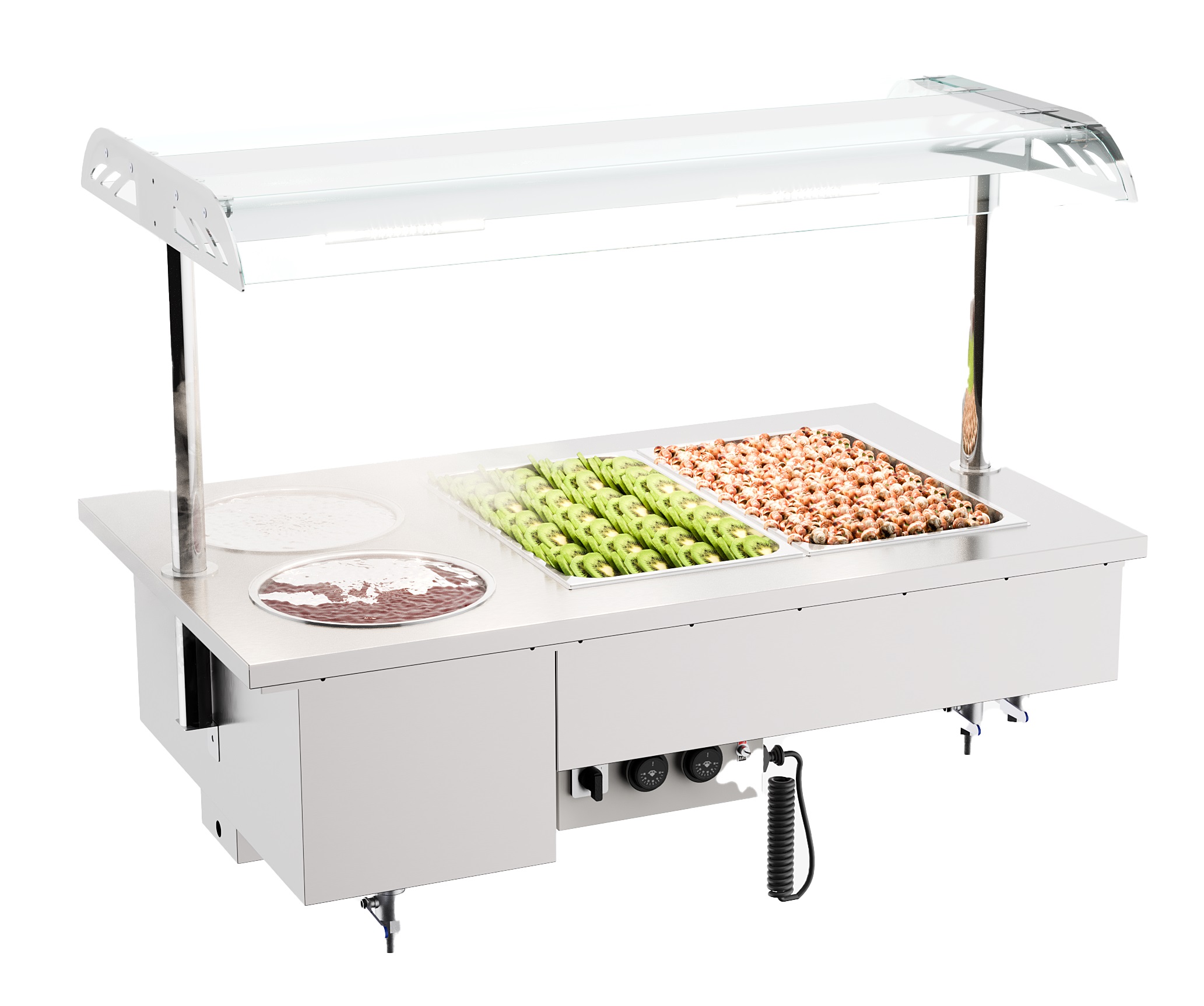 7178.2070 Drop-in Bain-marie Unit With Bowls 2/1 - Image 1