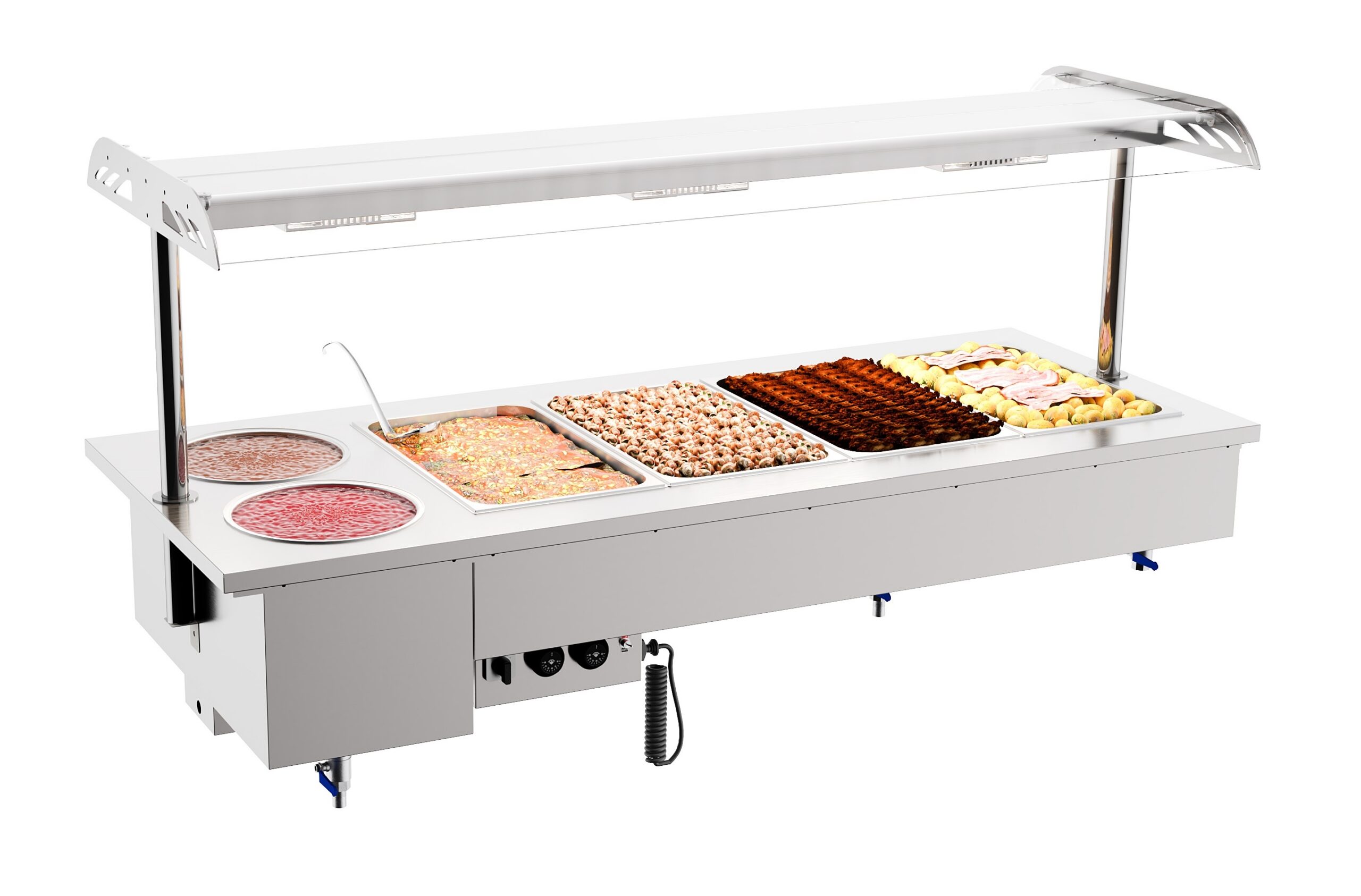 7178.2080 Drop-in Bain-marie Unit With Bowls 4/1 - Image 1