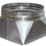 Square To Round Converter Ø 200