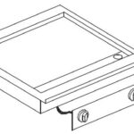 El. Fry Top Smooth 400V