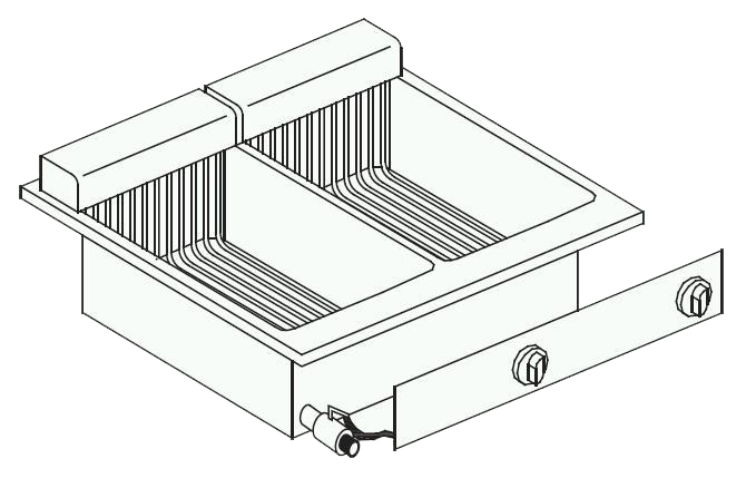 7266.0080-6068 El. Fryer 2X10 L - Image 1