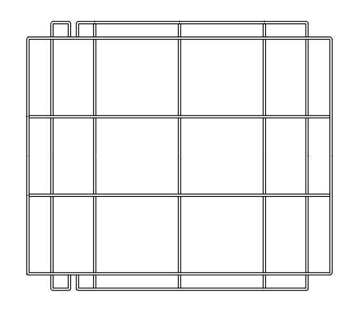 7280.0115-8029 SS Bottom Grid - Image 1