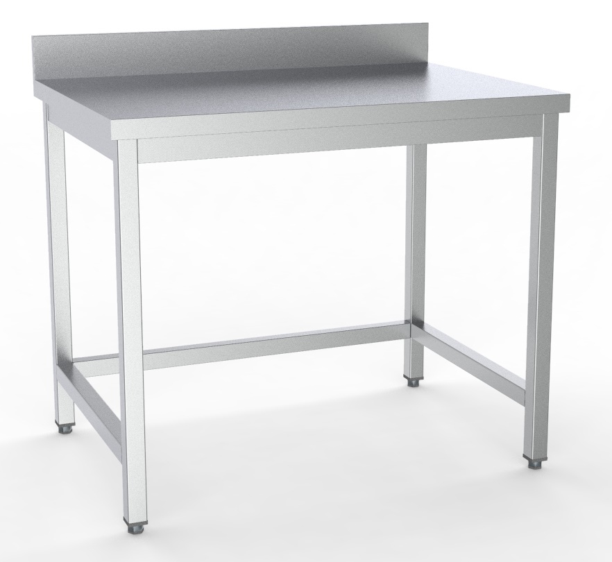 7333.0047-12148 700 Worktable Open Frame Upstand Flat Packed 700 - Image 1