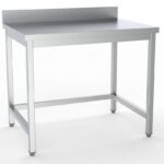 700 Worktable Open Frame Upstand Flat Packed 1800