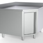 Worktable Corner With Door And Upstand 1000/1000 For 700MM Tables