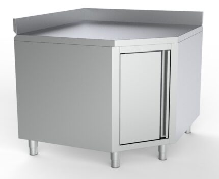 Worktable Corner With Door And Upstand 1000/1000 For 700MM Tables