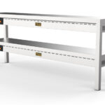 Overshelf Ceramic Heated 2 Level 1600 8 Heaters Of 250W