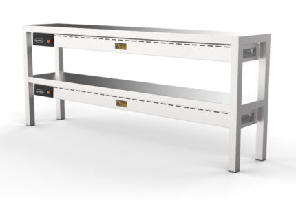 Overshelf Ceramic Heated 2 Level 1800 10 Heaters Of 250W