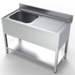 600 Sink Unit Shelf 1 Left 1200