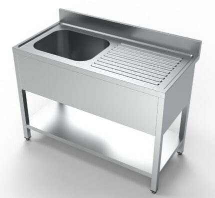 600 Sink Unit Shelf 1 Left 1200
