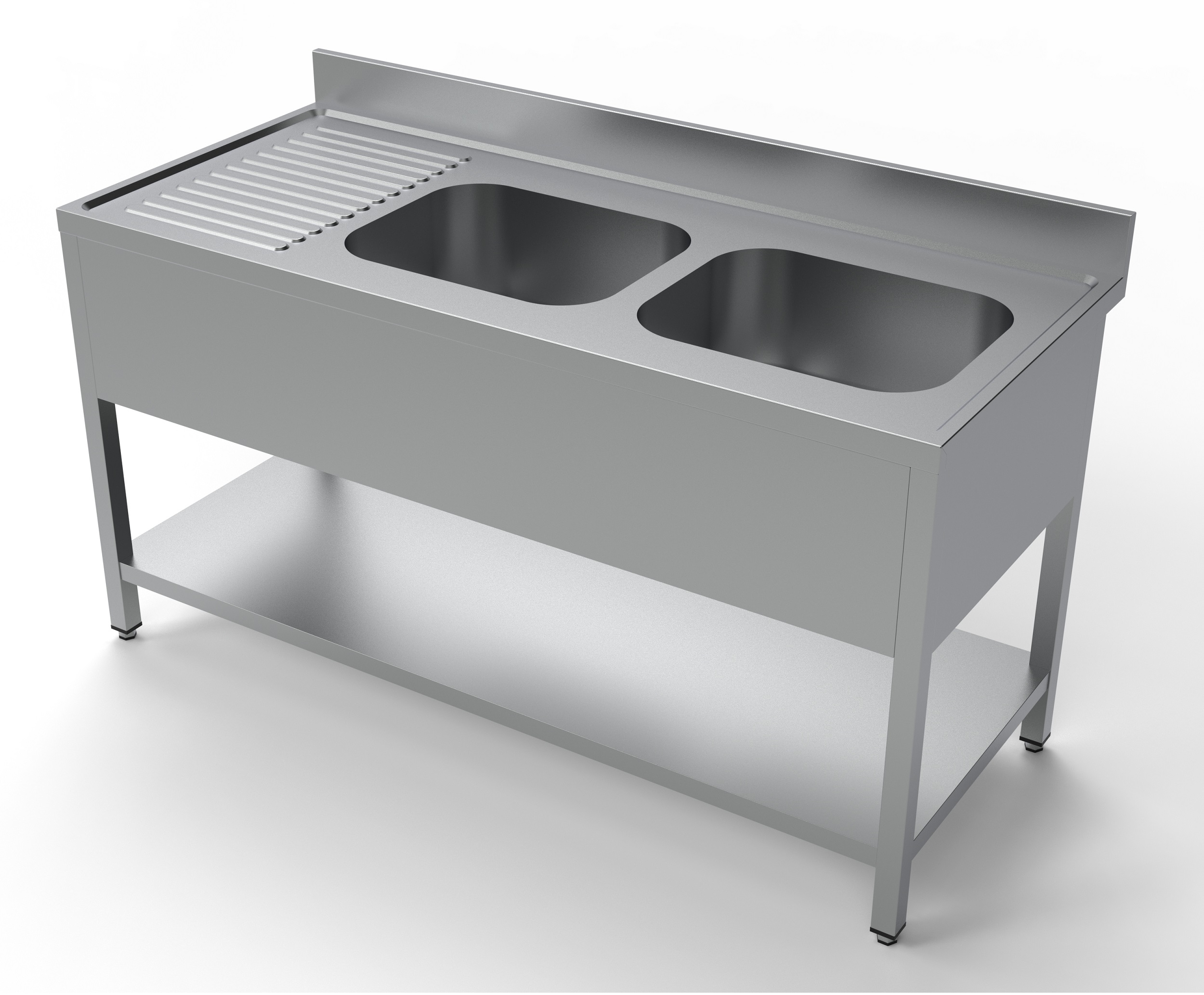 7333.0855-15771 700 Sink Unit Shelf 2 Right 1600 - Image 1