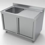 700 Sink Unit Sliding Doors 1 Left 1200
