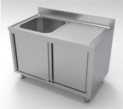 700 Sink Unit Sliding Doors 1 Left 1200