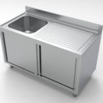 700 Sink Unit Sliding Doors 1 Left 1400