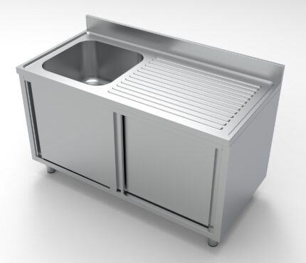 700 Sink Unit Sliding Doors 1 Left 1400