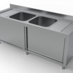700 Sink Unit Sliding Doors 2 Middle 2000