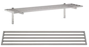 SS Tube Shelf 1200 Incl. Brackets