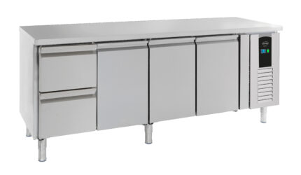 700 Refrigerated Counter 3 Doors And 2 Drawers Energy Line