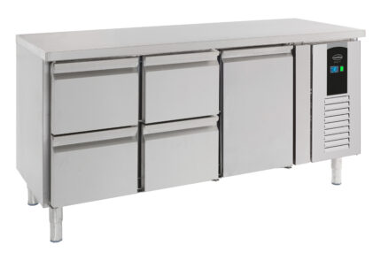 700 Refrigerated Counter 1 Door And 4 Drawers Energy Line